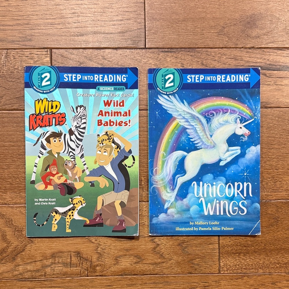 Step Into Reading Step 2 Books - Unicorn Wings and Wild Kratts - Random House